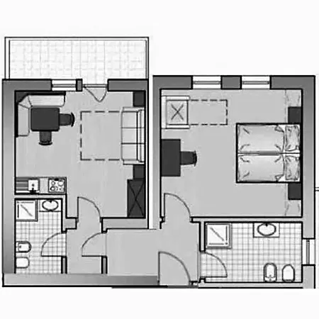 Sellaronda 公寓式酒店 3*